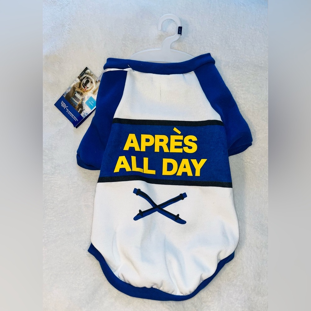 Dog Pet Outfit Apres All Day Sz L  NEW!!